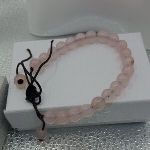 Elegant Pink Quartz Beaded Bracelet